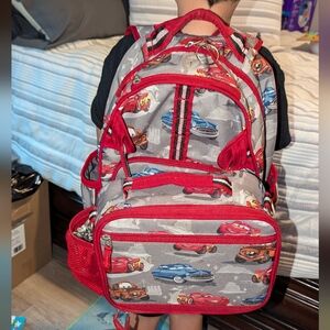 Pottery Barn Disney Cars Backpack and Lunch Bag